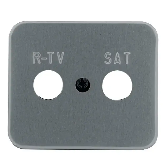 Tapa toma tv-fm simon 75 plata