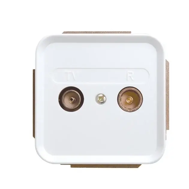 Toma tv intermedia simon 31 blanco