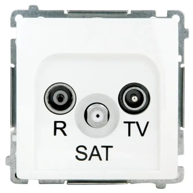 Toma r-tv/sat final simon basic blanco