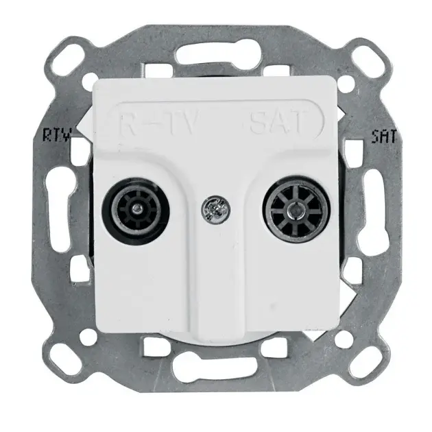 Toma r-tv/sat intermedia simon 27 neos blanca