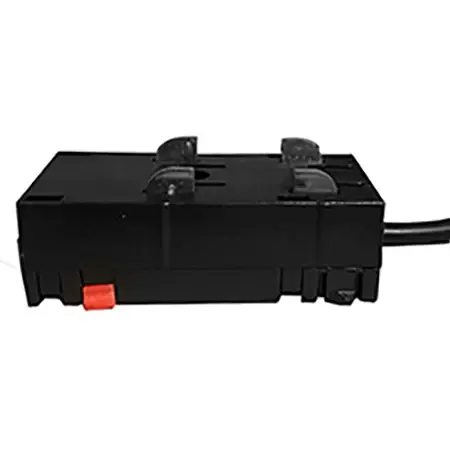 Marco Decorativo Toma corrientes para rieles magneticos negro - TDCO0003