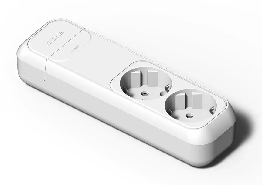 2502 BASE MULTIMPLE 2 TOMAS 16A 250V BLANCA FAMATEL