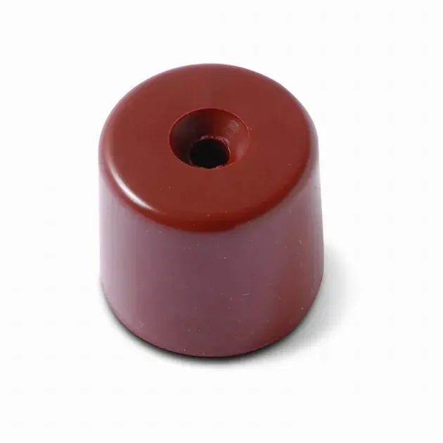 Pack 2 topes altos con tornillo marrón