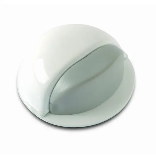 Tope acero silicona adhesivo blanco