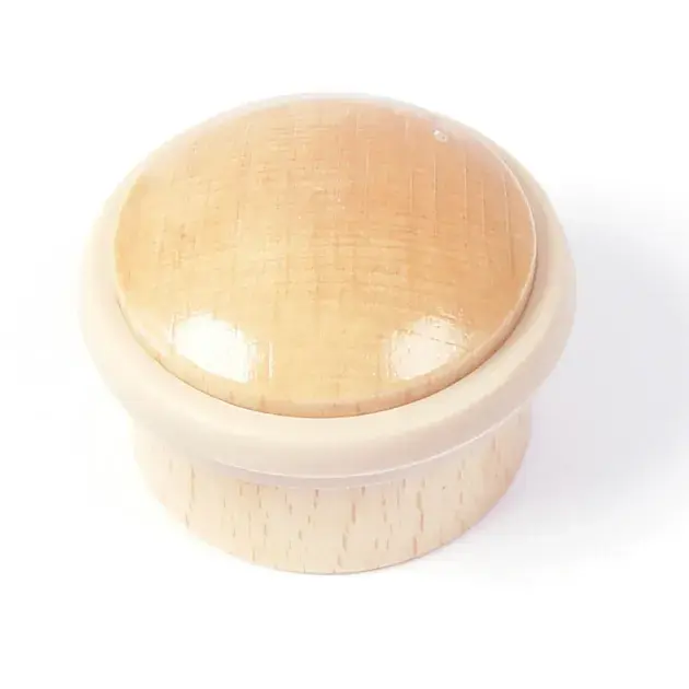 Tope cilíndrico adhesivo madera haya