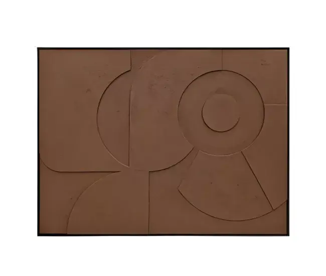 Alta Durabilidad decoracion pared lienzo color marron serie morphos 120cm