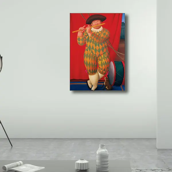 Impresión tradicional resplandeciente del arte del dibujo del hombre del entretenimiento de la decoración de la pared de...