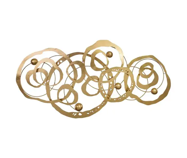 Mural decorativo de pared de metálico 134,6x67,9x6,4