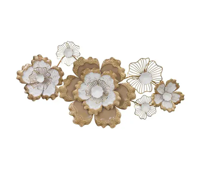 Mural decorativo de pared de metálico 135,3x63,5x7,0