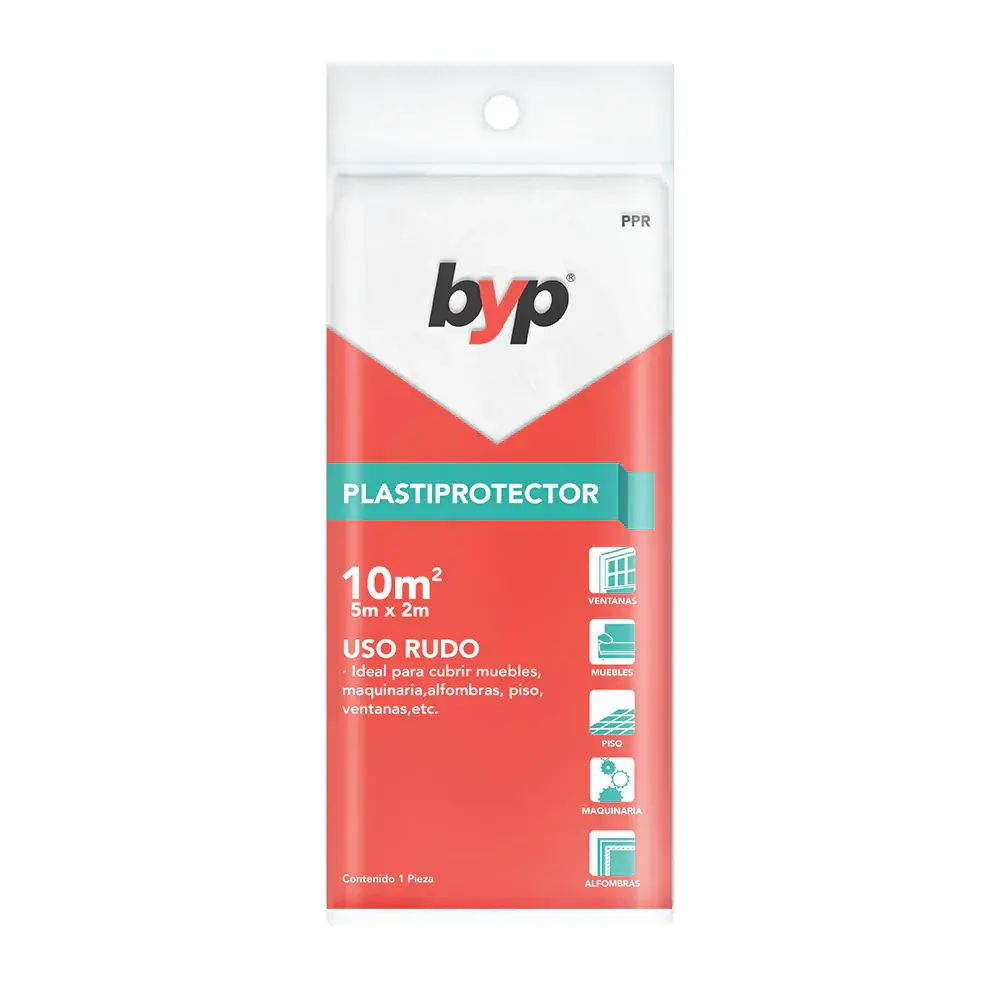 Plastiprotector BYP para uso rudo 10 m2 para Fachadas y Exteriores