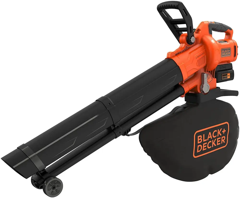 Protector contra Soplador Aspirador Triturador 36V con baterí 2,5Ah Black+Decker BCBLV3625L1