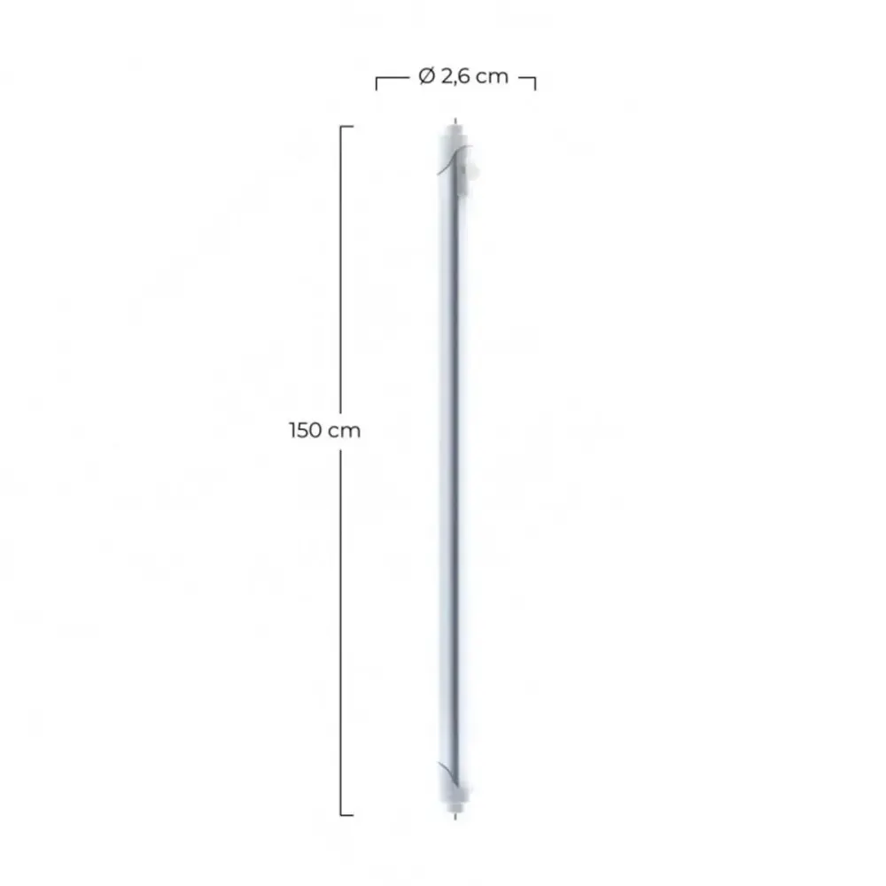 Lámpara para Taller Tubo LED T8 G13 Eilen 20W 2000lm 3000K con sensor de movimiento blanco