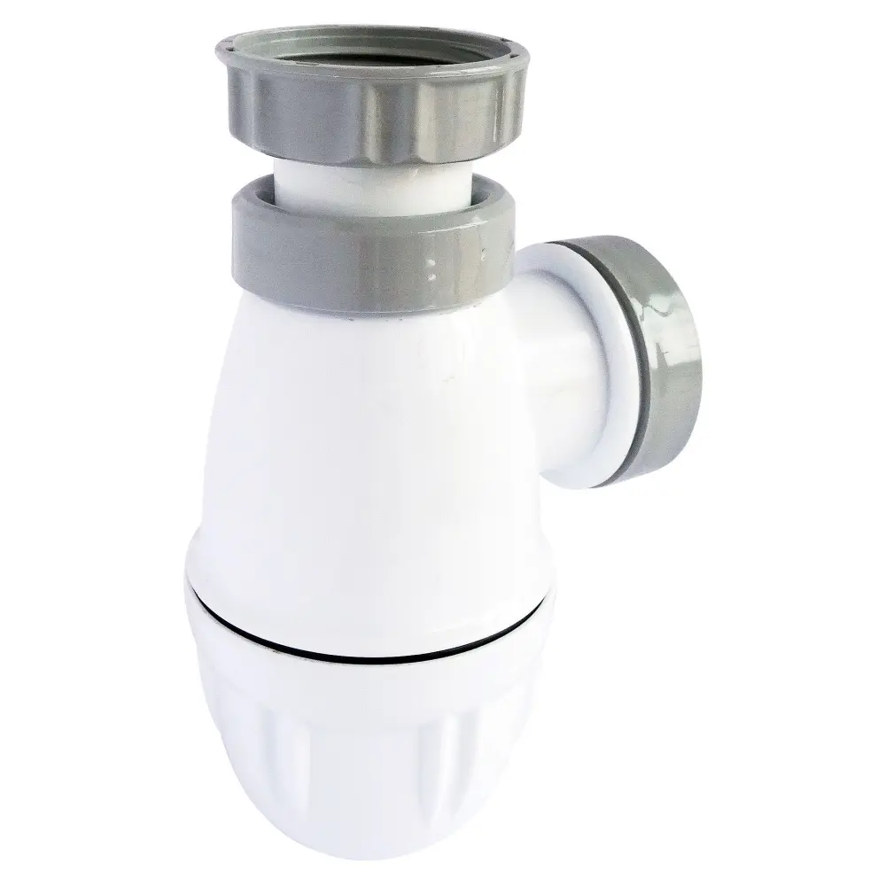 Sifón lavabo ajustable con junta integrada - llegada 33/42. Somatherm For You