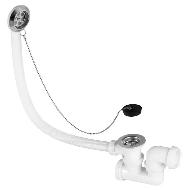 Desagüe de bañera con tapón y cadena wirquin