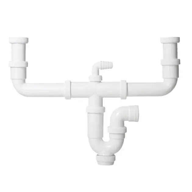 Sifón fregadero doble registrable wirquin