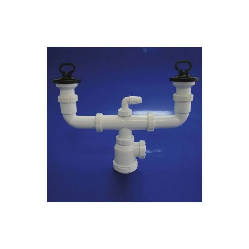 Sifon doble valvula extensible t-44 1 1/2 ø70 Wolfpack Linea Profesional