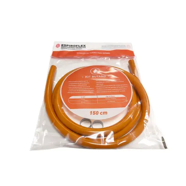 Kit butano con abrazadera 1,5 m