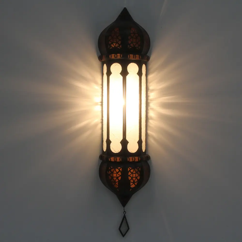 Lámpara de pared marroquí Ruya Blanca para Niños