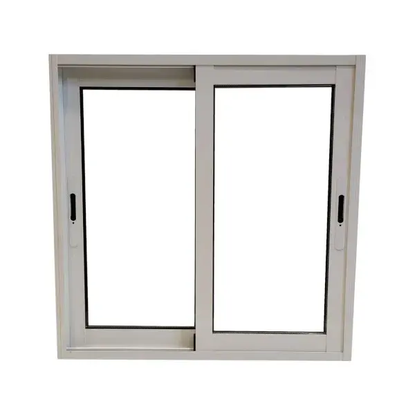 Ventana aluminio corredera blanco 80x80 cm
