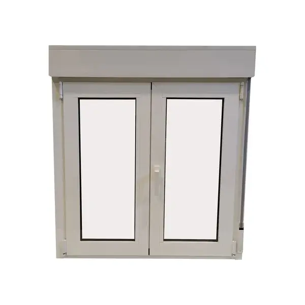 Ventana aluminio practicable persiana 116x100 cm