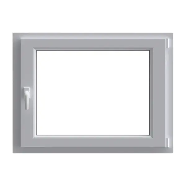 Ventana PVC oscilobatiente blanco 60x100 cm geom
