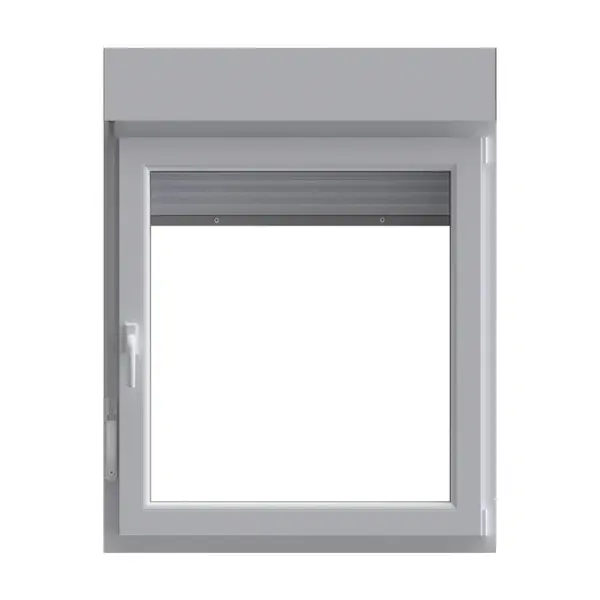 Ventana PVC oscilobatiente persiana derecha 117x80 cm