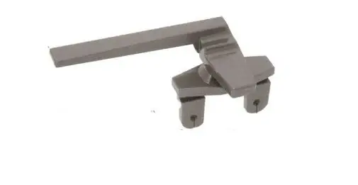 Manija de leva izquierda con base angular de bronce castaño Truth Hardware