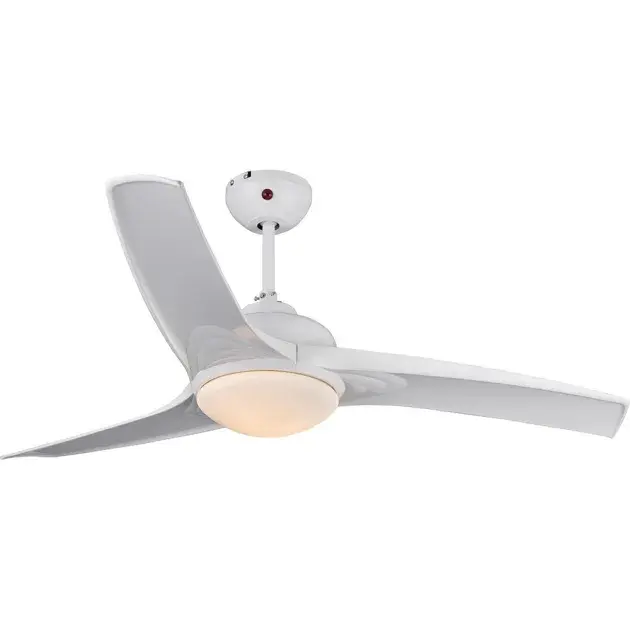 Ventilador de Techo con Luz 3 Aspas Blanco Linto 132 cm colours