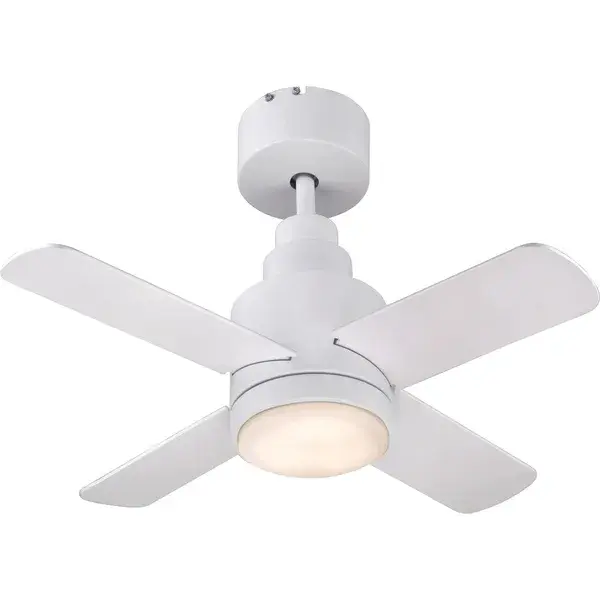 Ventilador de techo con luz Ignacius DC 4 aspas reversibles 76 cm blanco cooke_lewis