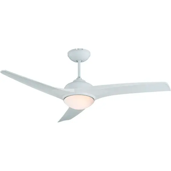 Ventilador de techo con luz Venias 3 aspas 132 cm blanco cooke_lewis