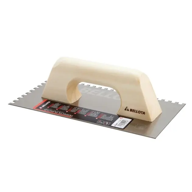 Llana dentada alicatado 6x6 mm diente bellota